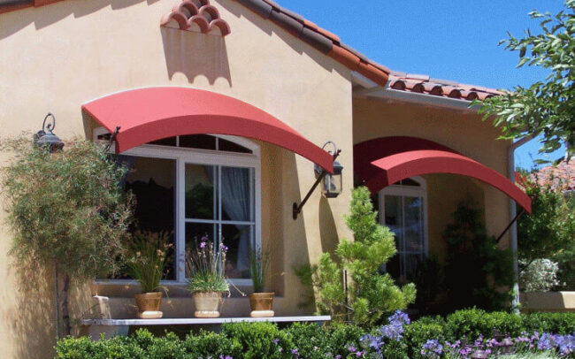 Arc Top fixed-frame Awnings