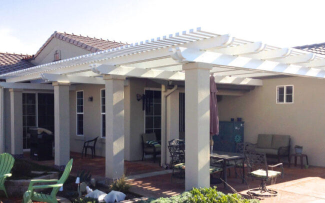 Lattice Back Patio White