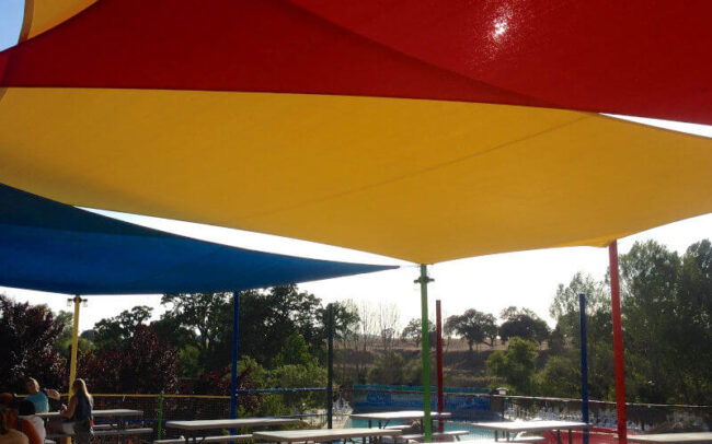 Colored Shade Sails