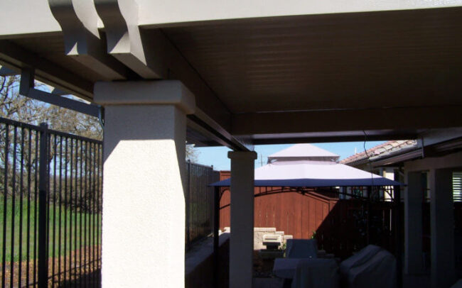 Solid Flat Panel Patio