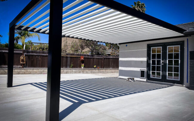 Louvered Big Patio Open