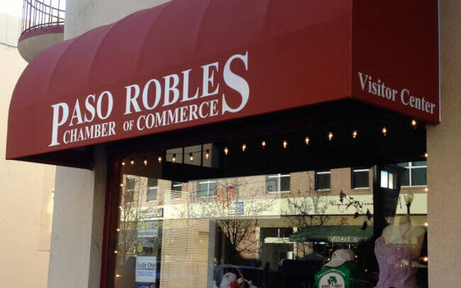 Paso Robles Chamber commercial awnings