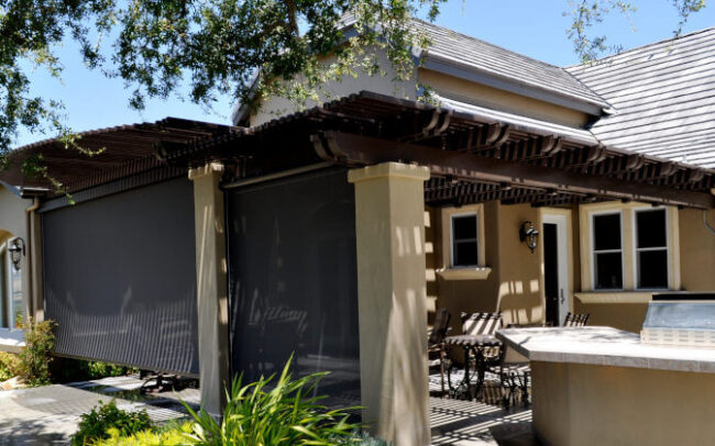 Patio Drop Shade 2