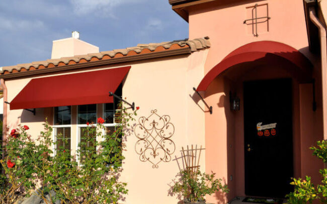 Red Awnings fixed frame