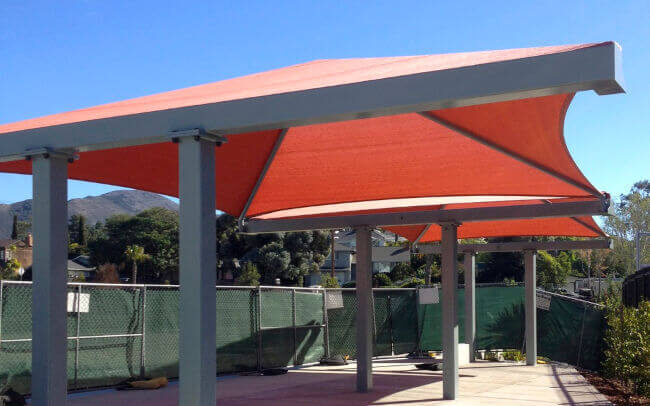 Red Shade Sails