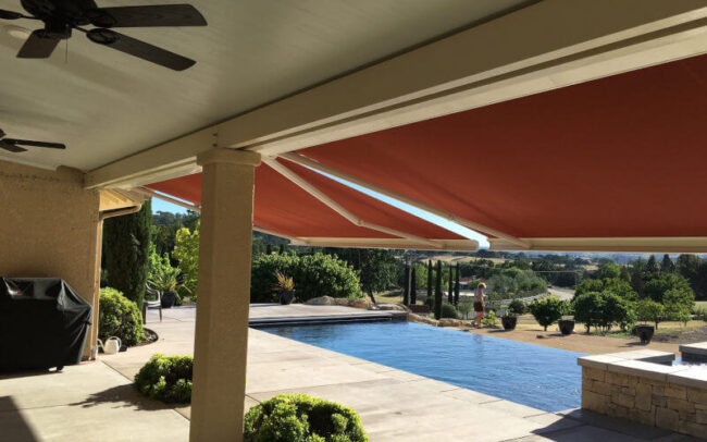 Residential Retractable Awning Opened