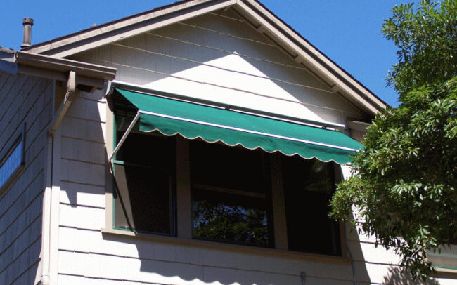 residential retractable window awning